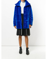 Женский темно-синий пуховик от MSGM