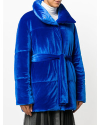 Женский темно-синий пуховик от MSGM