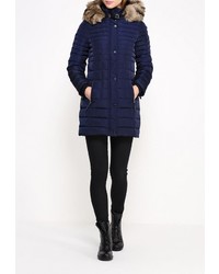 Женский темно-синий пуховик от s.Oliver