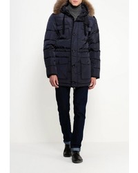 Мужской темно-синий пуховик от Sela