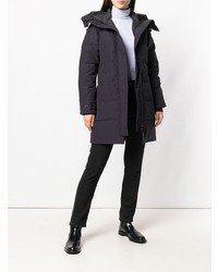 Женский темно-синий пуховик от Canada Goose