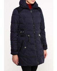 Женский темно-синий пуховик от Tom Tailor