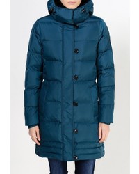 Женский темно-синий пуховик от Tommy Hilfiger