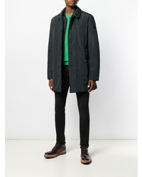 Мужской темно-синий пуховик от Peuterey