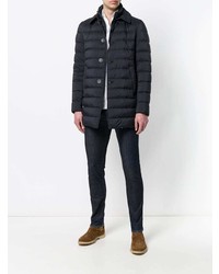 Мужской темно-синий пуховик от Herno