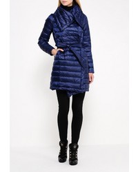 Женский темно-синий пуховик от Zarina