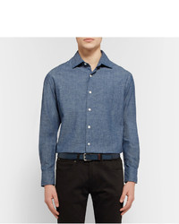 Мужской темно-синий ремень от Paul Smith