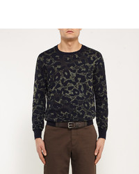 Мужской темно-синий ремень от Dries Van Noten