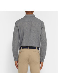 Мужской темно-синий ремень от Andersons