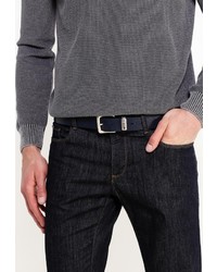 Мужской темно-синий ремень от Armani Jeans