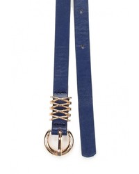 Женский темно-синий ремень от Bestia