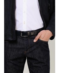 Мужской темно-синий ремень от Hugo