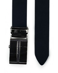 Мужской темно-синий ремень от Lindenmann