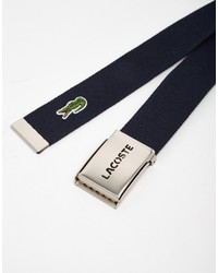 Мужской темно-синий ремень от Lacoste