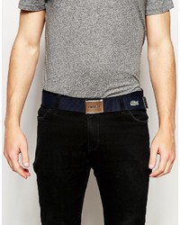 Мужской темно-синий ремень от Lacoste