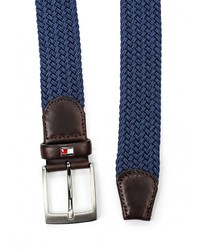 Мужской темно-синий ремень от Tommy Hilfiger