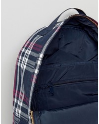 Jack wills hot sale checked backpack