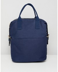 Женский темно-синий рюкзак из плотной ткани от ASOS DESIGN