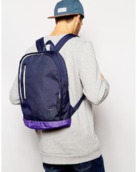 Мужской темно-синий рюкзак из плотной ткани от Asos