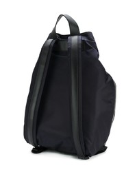 Мужской темно-синий рюкзак из плотной ткани от Jil Sander