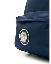 Мужской темно-синий рюкзак из плотной ткани от Versus