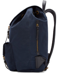 Мужской темно-синий рюкзак из плотной ткани от Burberry