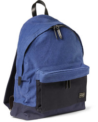 Мужской темно-синий рюкзак из плотной ткани