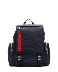 Мужской темно-синий рюкзак с вышивкой от Calvin Klein 205W39nyc