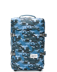 Мужской темно-синий рюкзак с камуфляжным принтом от MAISON KITSUNÉ