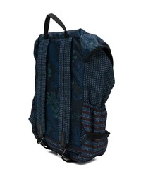 Мужской темно-синий рюкзак с "огурцами" от Etro