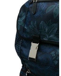 Мужской темно-синий рюкзак с "огурцами" от Etro