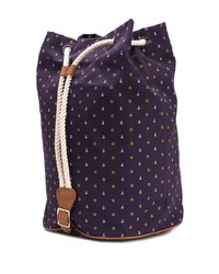 Мужской темно-синий рюкзак с принтом от Fefè