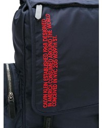 Мужской темно-синий рюкзак с принтом от Calvin Klein 205W39nyc