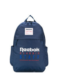 Мужской темно-синий рюкзак с принтом от Reebok