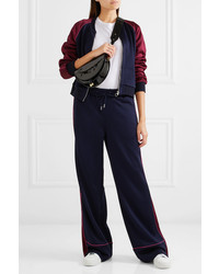 Женский темно-синий сатиновый бомбер от Ninety Percent