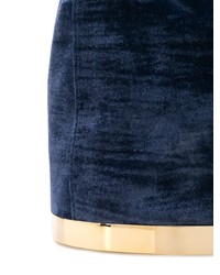 Темно-синий сатиновый клатч от Tyler Ellis