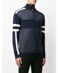 Мужской темно-синий свитер на молнии с принтом от Rossignol