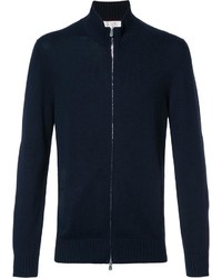 Мужской темно-синий свитер на молнии от Brunello Cucinelli