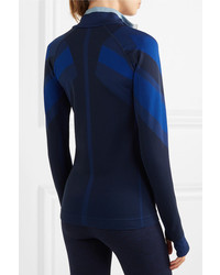Женский темно-синий свитер на молнии от LND