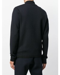 Мужской темно-синий свитер на молнии от Norse Projects