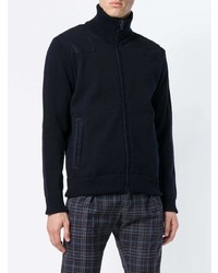 Мужской темно-синий свитер на молнии от Paul & Shark