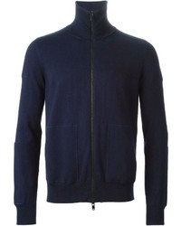 Мужской темно-синий свитер на молнии от Maison Margiela