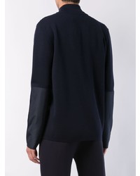 Мужской темно-синий свитер на молнии от Aztech Mountain