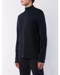 Мужской темно-синий свитер на молнии от Aztech Mountain
