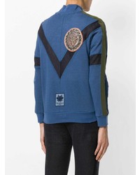 Женский темно-синий свитер на молнии от Mr & Mrs Italy