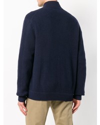 Мужской темно-синий свитер на молнии от Polo Ralph Lauren