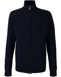 Мужской темно-синий свитер на молнии от YMC