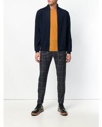 Мужской темно-синий свитер на молнии от Ps By Paul Smith