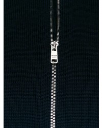 Мужской темно-синий свитер на молнии от Prada