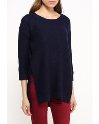 Женский темно-синий свитер с v-образным вырезом от Jennyfer